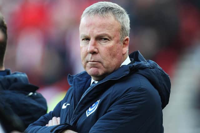 Pompey boss Kenny Jackett. Picture: Joe Pepler