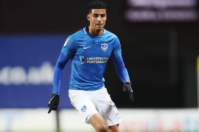 Pompey's Louis Dennis. Picture: Joe Pepler