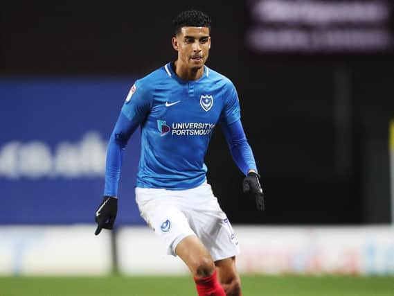 Pompey's Louis Dennis. Picture: Joe Pepler