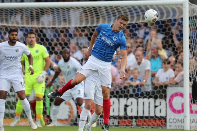 Pompey's Sean Raggett. Photo by Dave Haines/Portsmouth News