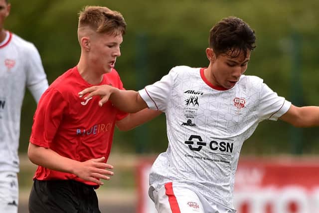 Gerard Storey, left. Picture: Stephen Hamilton /Presseye