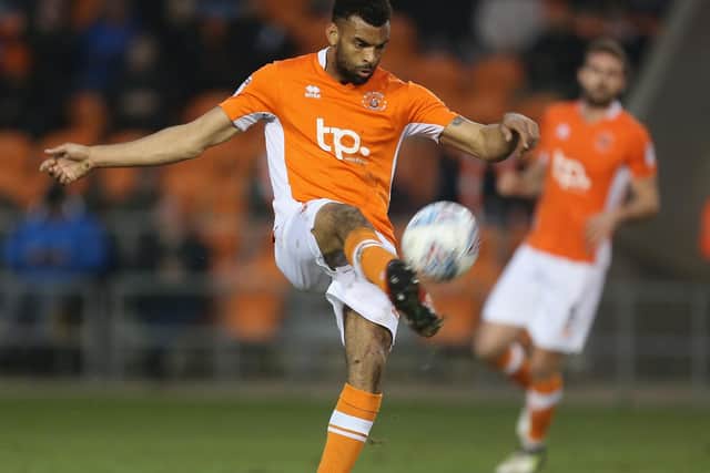 Blackpool defender Curtis Tilt