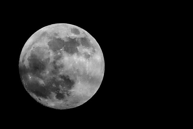 There will be a partial lunar eclipse tonight. Picture: Peter Byrne/PA Wire
