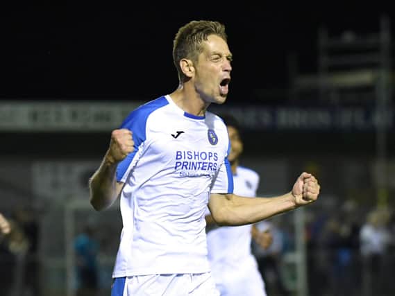 05/09/2018 (sport)
Paul Robinson last season combined playing for the Hawks with coaching at Pompey. Picture: Neil Marshall (180905-421)