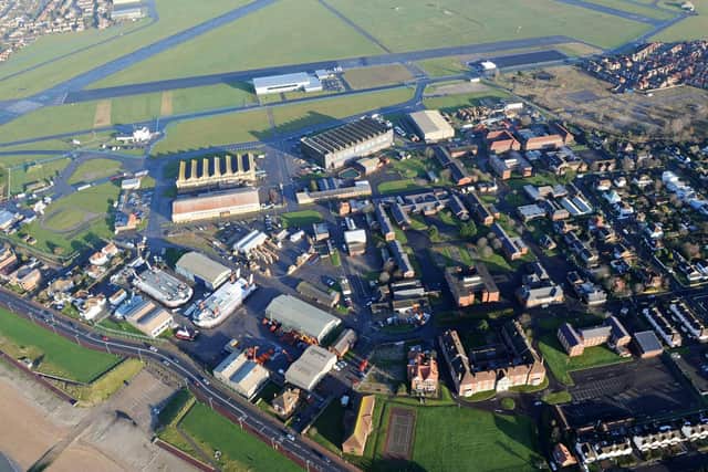An aerial view of the Solent Enterprise Zone at Daedalus