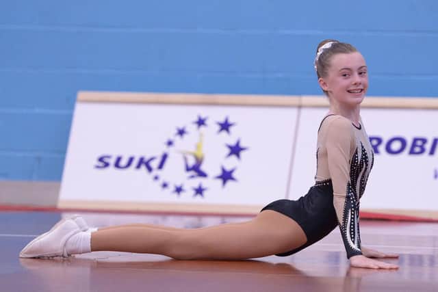 Maya Trickett of Suki Gymnastics Club. Picture: Steve Reid/Blitz Photography