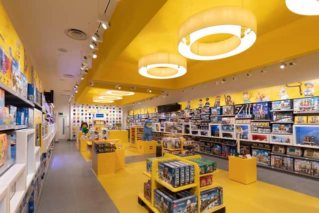 Inside a Lego store. Picture: Tom Nicholson/PinPep