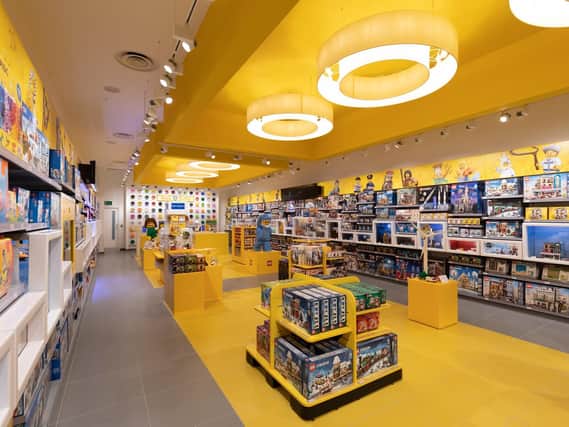 Inside a Lego store. Picture: Tom Nicholson/PinPep