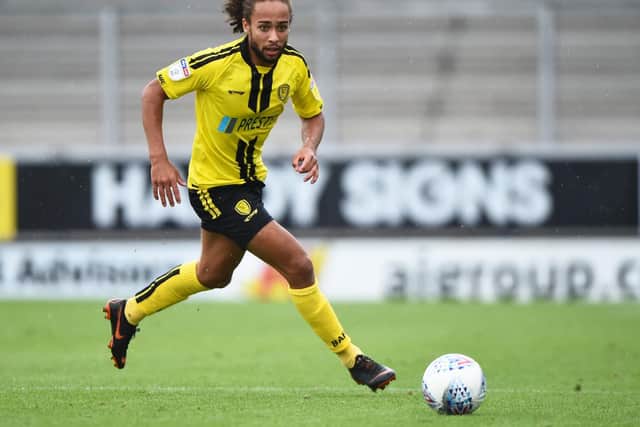 Pompey target Marcus Harness. Photo by Nathan Stirk/Getty Images