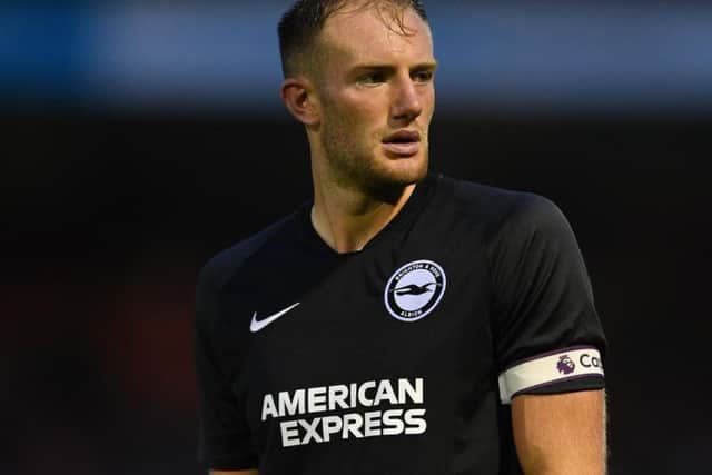 Matt Clarke captained a young Brighton side against Crawley on Friday. Picture: Mike Hewitt/Getty Images)