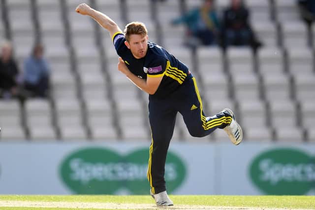 Liam Dawson took two wickets on his Hampshire return. Picture: Harry Trump/Getty Images