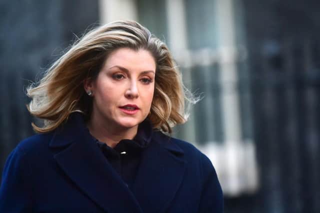 Defence secretary Penny Mordaunt in Downing Street, London. Picture: Victoria Jones/PA Wire