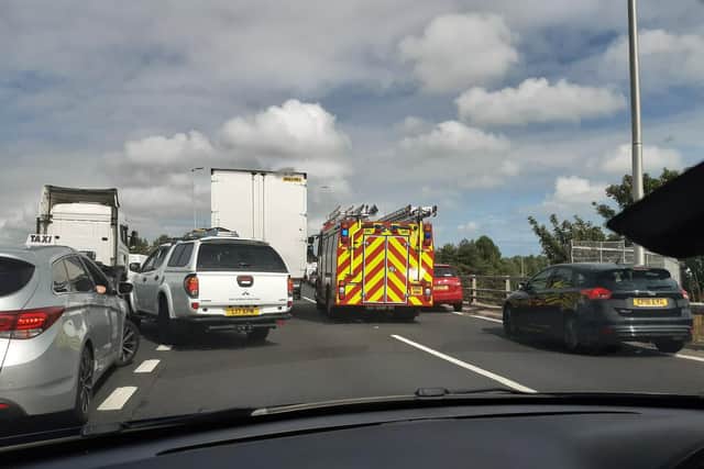 Emergency services have been called to the scene. Picture: Davey Anscombe
