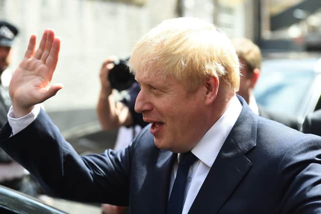 Conservative party leadership contender Boris Johnson leaving his office in Westminster, London. Kirsty O'Connor/PA Wire