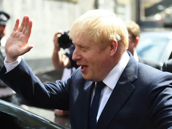 Conservative party leadership contender Boris Johnson leaving his office in Westminster, London. Kirsty O'Connor/PA Wire