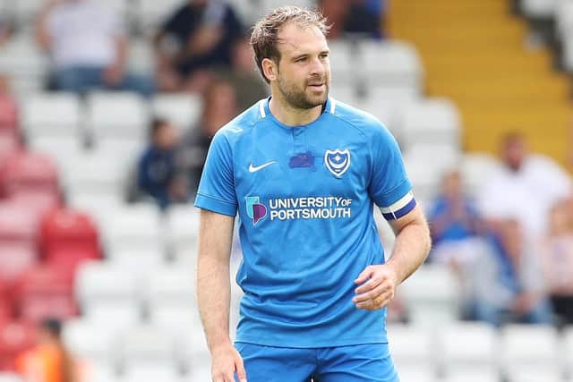 Pompey captain Brett Pitman Picture: Joe Pepler