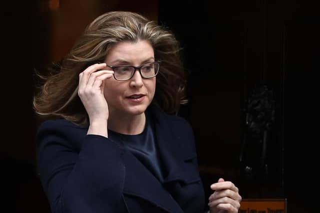 Penny Mordaunt leaves Downing Street on March 25, 2019 (Photo by Dan Kitwood/Getty Images)