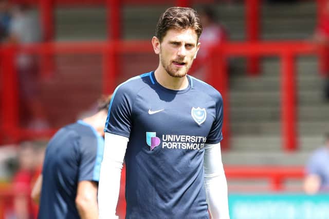 Pompey keeper Luke McGee