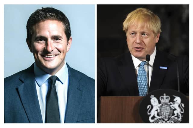 Johnny Mercer and Boris Johnson