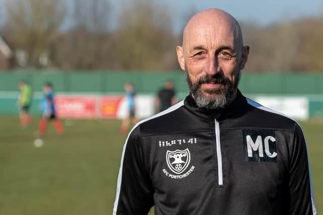 AFC Portchester manager Mick Catlin. Picture: Vernon Nash (230219-098)