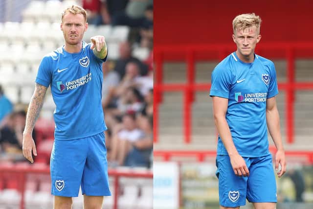 Tom Naylor, left, and Ross McCrorie Picture: Joe Pepler