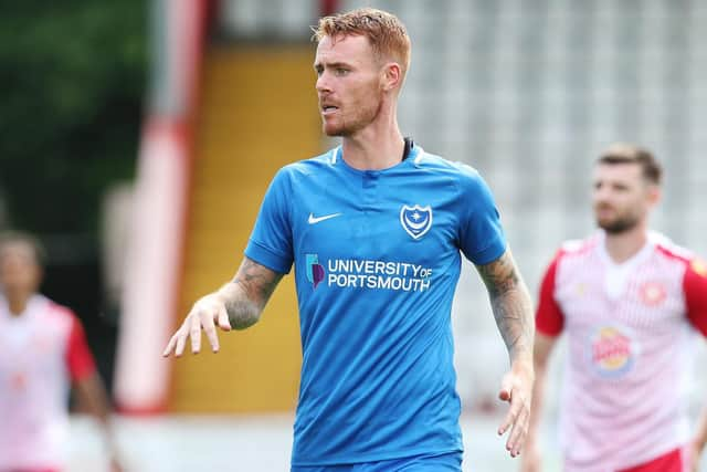 Tom Naylor in pre-season action at Stevenage. Picture: Joe Pepler