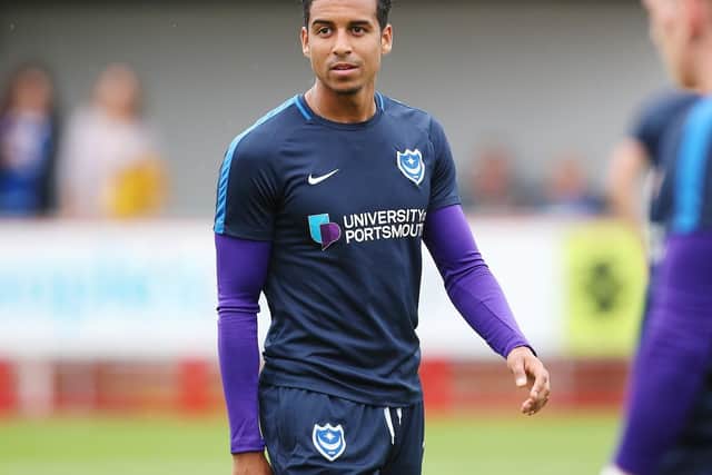 Pompey's Louis Dennis. Picture: Joe Pepler