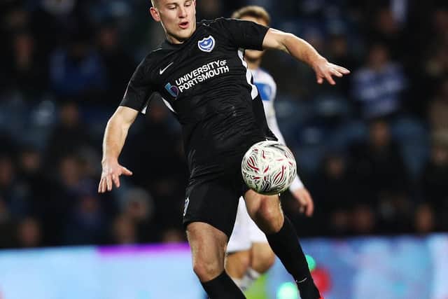 Pompey's Bryn Morris. Picture: Joe Pepler