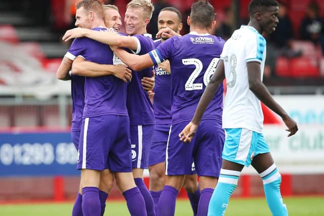 Portsmouth players in pre-season
