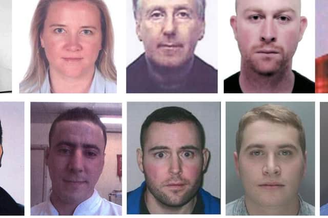 The 11 fugitives still wanted by police