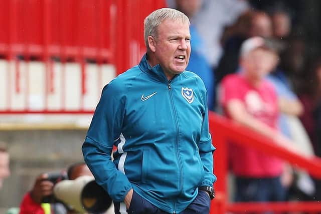 Pompey boss Kenny Jackett. Picture: Joe Pepler