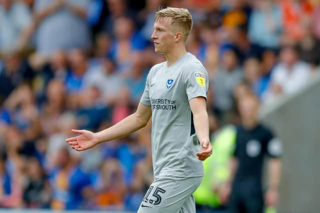 Ross McCrorie gets his marching orders on Saturday. Picture: Joe Pepler