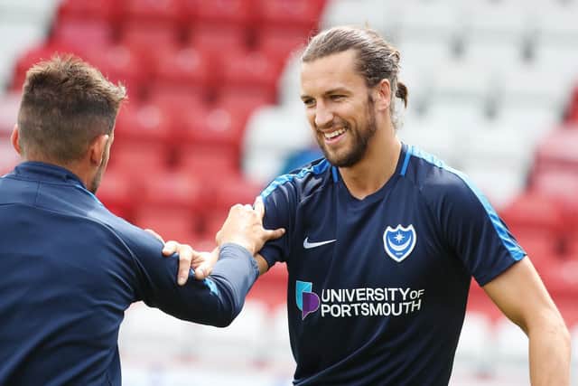 Pompey defender Christian Burgess Picture: Joe Pepler