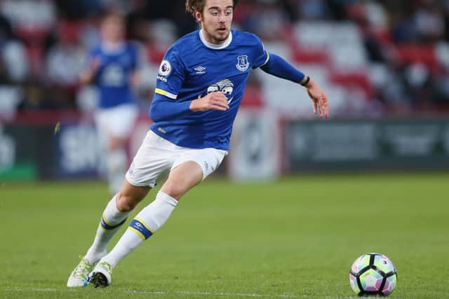 Everton forward Anthony Evans