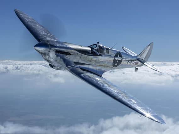 Newly restored MK IX Spitfire named 'Silver Spitfire'. Picture: John M. Dibbs/IWC/PA Wire