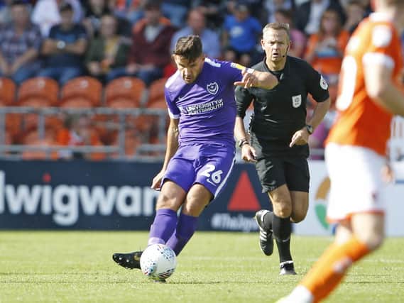 Gareth Evans appeared as a substitute against Blackpool - only to be subbed himself after 25 minutes. Picture: Paul Thompson/ProSportsImages
