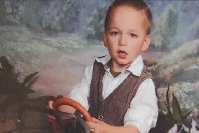 Alfie Lamb who was crushed to death by a car seat. Picture: CPS/PA Wire