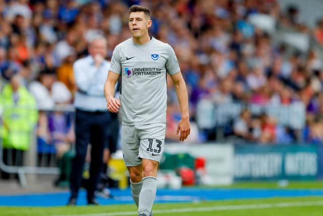 James Bolton has been handed his maiden Pompey start in tonight's Leasing.com Trophy encounter with Crawley. Picture; Simon Davies/ProSportsImages
