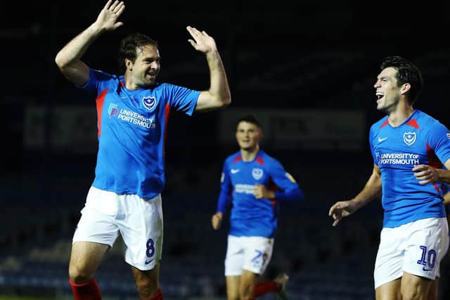 Brett Pitman celebrates his winner tonight Photo by Joe Pepler.
