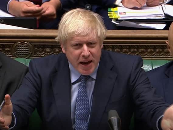 Prime Minister Boris Johnson speaks during Prime Minister's Questions in the House of Commons. Picture: House of Commons/PA Wire