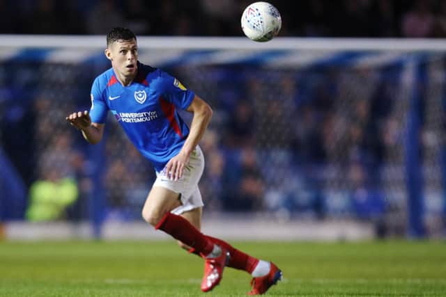 Pompey's James Bolton. Photo by Joe Pepler.