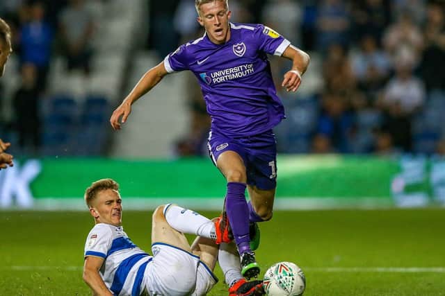 Ross McCrorie has swiftly impressed at Pompey since arriving on a season-long loan from Rangers. Picture: Nigel Keene/ProSportsImages/PinP