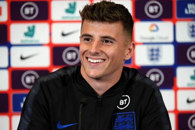 Purbrook's Mason Mount has been called up to Gareth Southgate's England squad for Euro 2020 qualifiers against Bulgaria and Kosovo. Picture: Ross Kinnaird/Getty Images