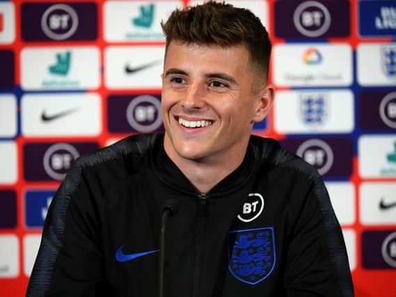 Purbrook's Mason Mount has been called up to Gareth Southgate's England squad for Euro 2020 qualifiers against Bulgaria and Kosovo. Picture: Ross Kinnaird/Getty Images