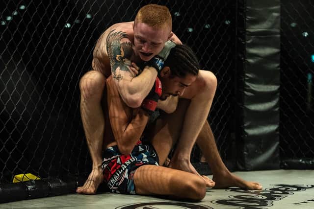 Elliott Hoye defeated Abdel Lif on Shock N Awe 28 last year. Picture: Vernon Nash