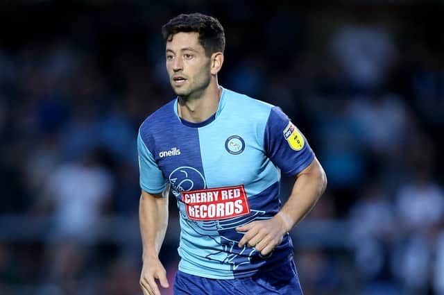 Joe Jacobson bagged a hat-trick as Wycombe move to the top of League One after defeating Lincoln. Picture: Pete Norton/Getty Images)