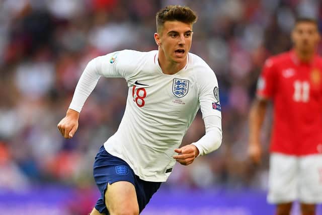 Mason Mount made his England debut against Bulgaria. Picture: Clive Mason/Getty Images