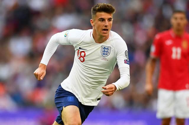 Mason Mount made his England debut against Bulgaria. Picture: Clive Mason/Getty Images