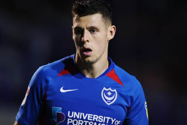 Pompey's James Bolton. Photo by Joe Pepler.