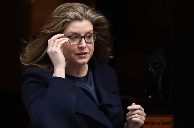 Penny Mordaunt leaves Downing Street on March 25, 2019. Picture: Dan Kitwood/Getty Images